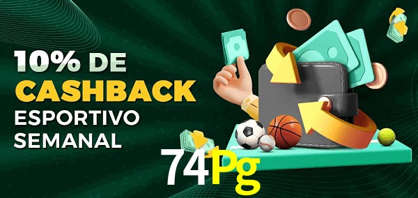 10% de bônus de cashback na 74Pg