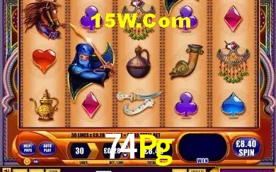 Jackpots e promoções na 74Pg