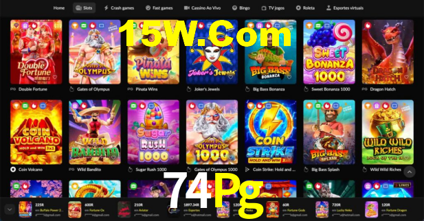 74Pg: A Experiência de Casino com Jogos de Mesa ao Vivo
